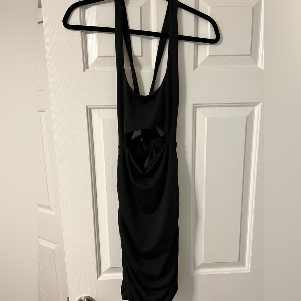 BLACK CUT OUT GOING OUT DRESS